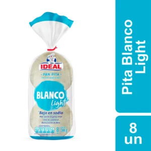 PAN PITA LIGHT BLANCO IDEAL 8X300G.