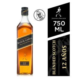 Whisky Johnnie WalkerNegro750c